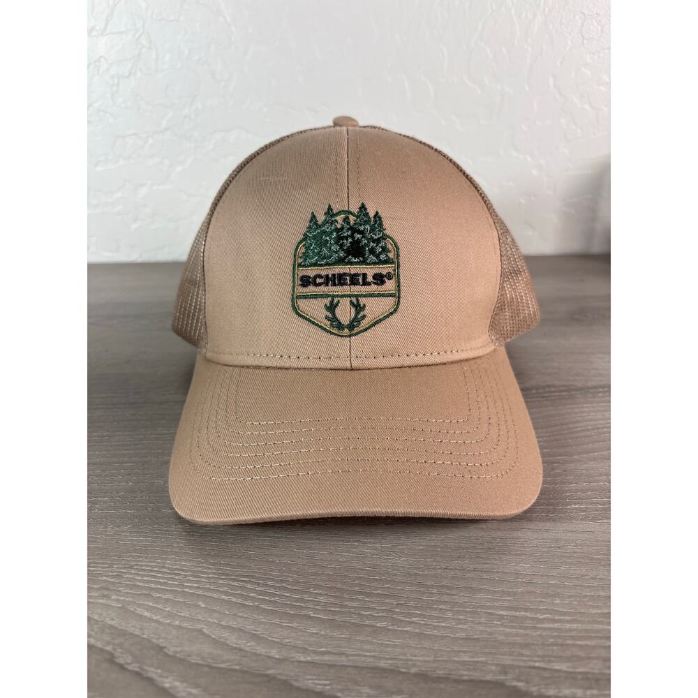 Scheels Total Archery Challenge Brown Snapback‎ Trucker Hat- EUC